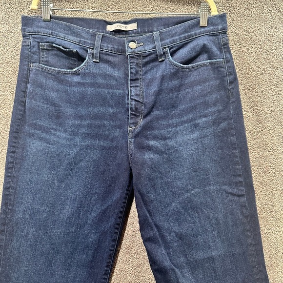 Joes Jeans Women 34 High Rise‎ Petite Flare Blue Denim Cassini 5 Pocket Casual - Picture 3 of 14